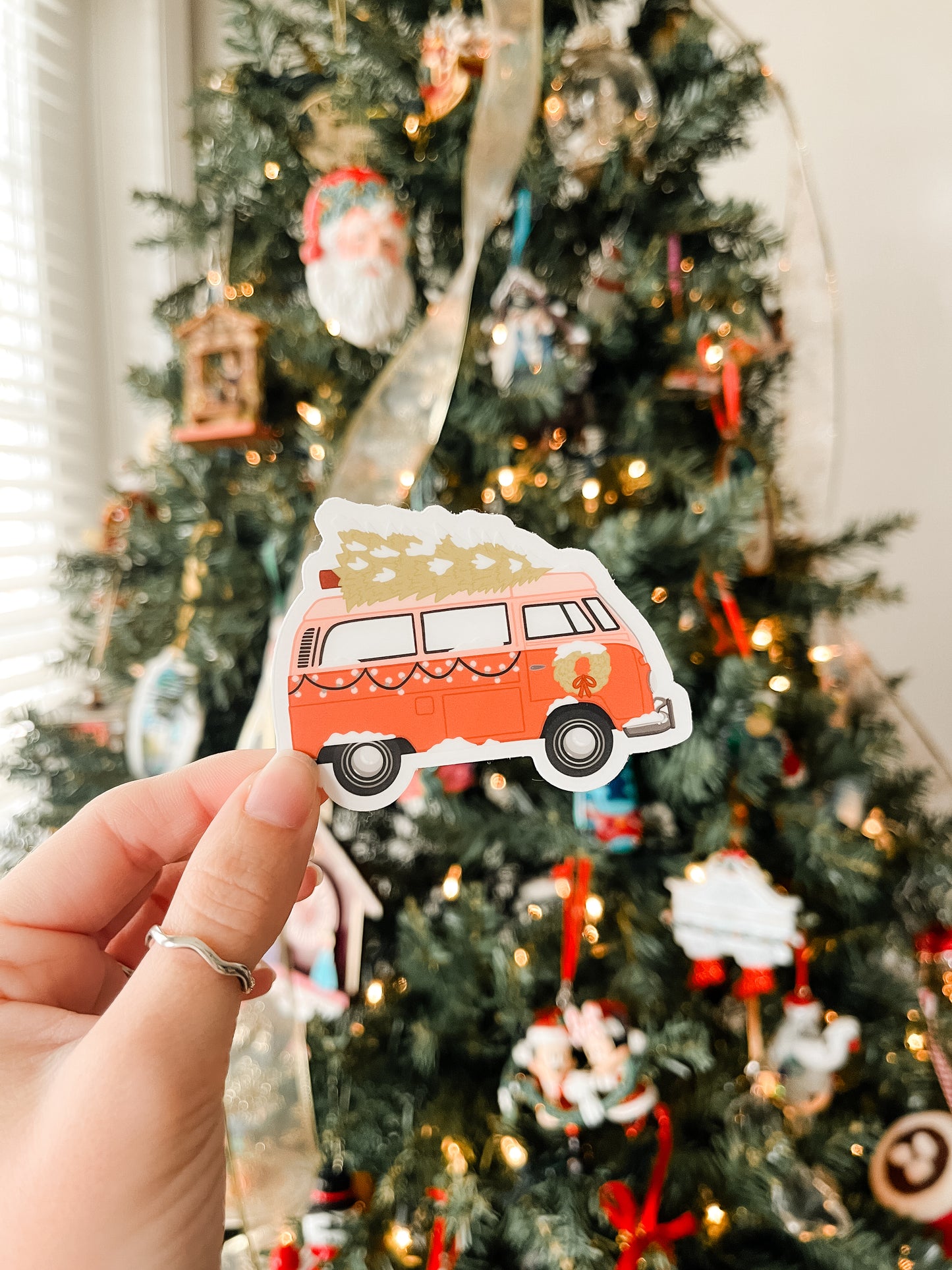 Christmas Van sticker