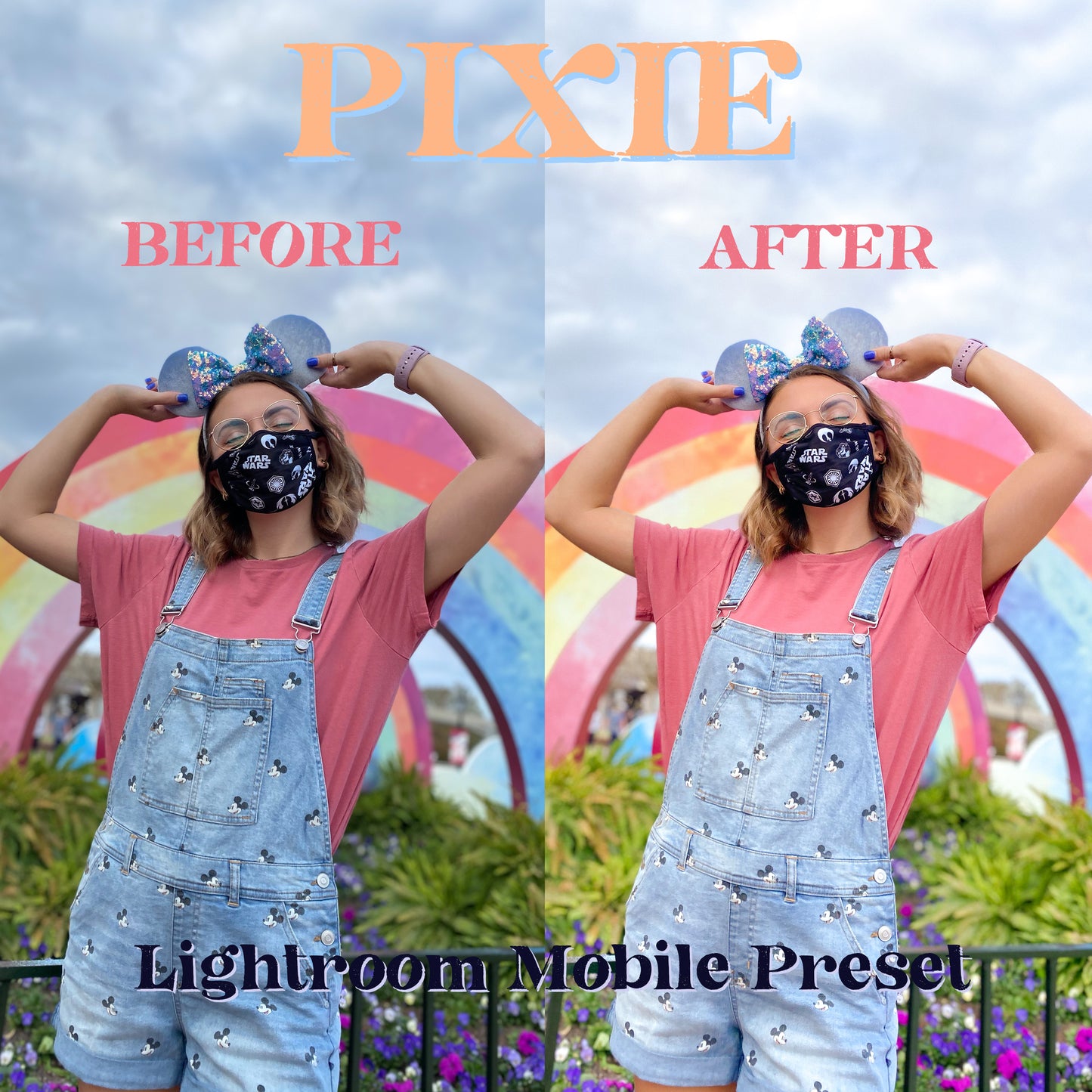 Pixie lightroom mobile preset