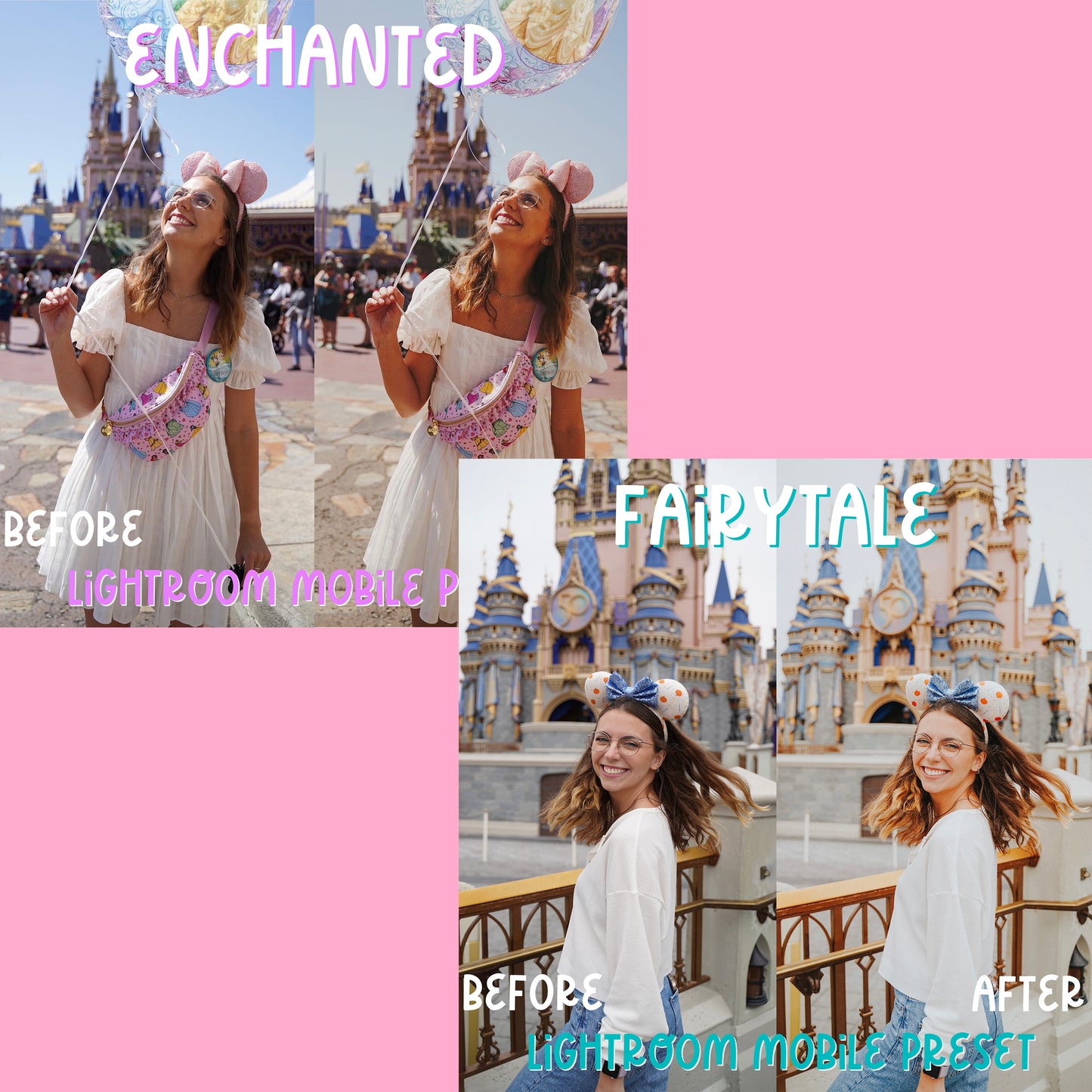 Enchanted & Fairytale lightroom mobile preset pack
