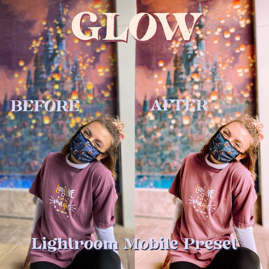 Glow lightroom mobile preset